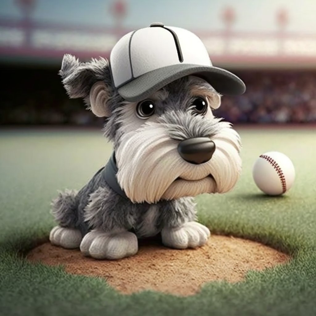 SchnauzerToons's tweet photo. This Mini Schnauzer is all decked out for Major League Baseball #MLBOpeningDay This pup is ready to root, root, root for the home team! Good luck to your favorite squad and all the teams playing today! #OpeningDay  ⚾🐾 #MLB #dogsoftwitter #SchnauzerGang #Schnauzers #ZSHQ https://t.co/chQqVDkZhu