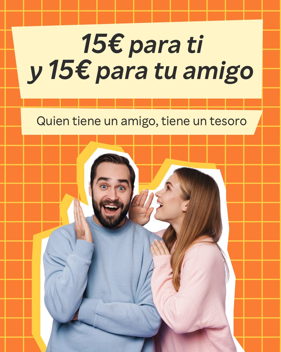 Únete a nuestro programa de invita y gana y llévate 15€ por cada amigo que invites y haga una compra mínima de 20€ 😇⁠

👉 l8r.it/RAmG