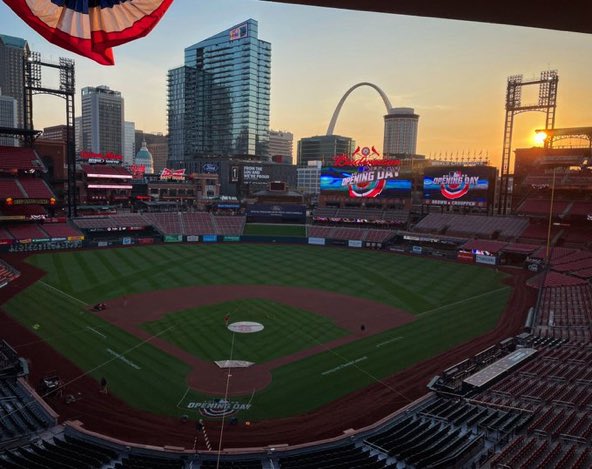 Opening day sunrise   #STLCardinals