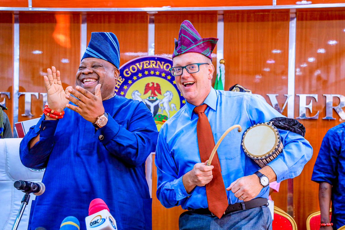 AAdeleke_01's tweet image. We received a delegation from the US Consulate General, led by Consul General Will Stevens, yesterday. We discussed various issues including health and education. I restated that our administration is open for partnerships and collaboration.