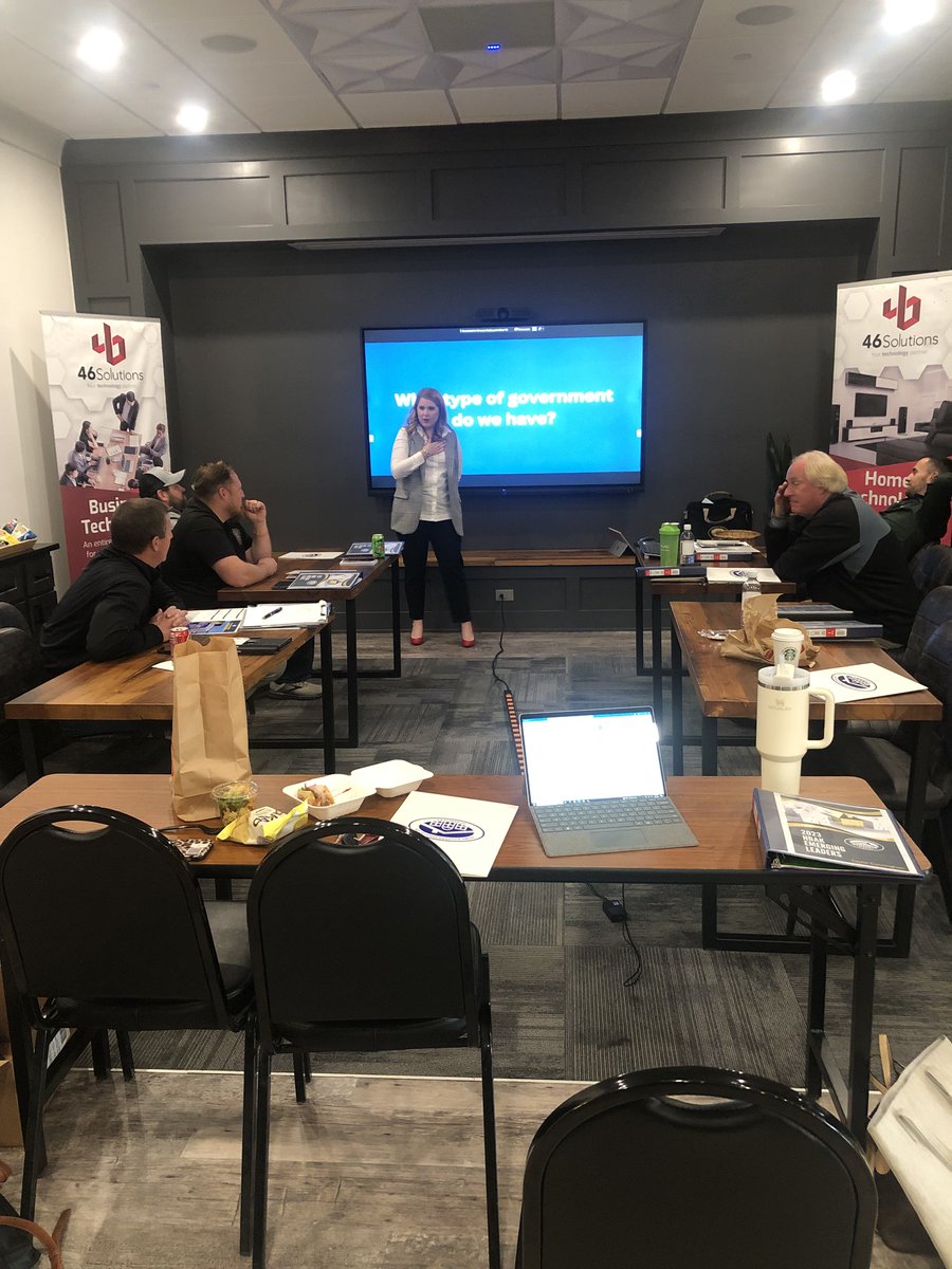 HBAofKy's tweet photo. Thank you to @46_solutions for hosting our HBAK Emerging Leaders class this week!

Our session included a discussion of Enneagram personality types with Deanna Kearns Talwalkar, a #KYGA23 legislative update from Olivia McKown, and a tour of the the beautiful 46Solutions showroom. https://t.co/3Oc6lwqeq9