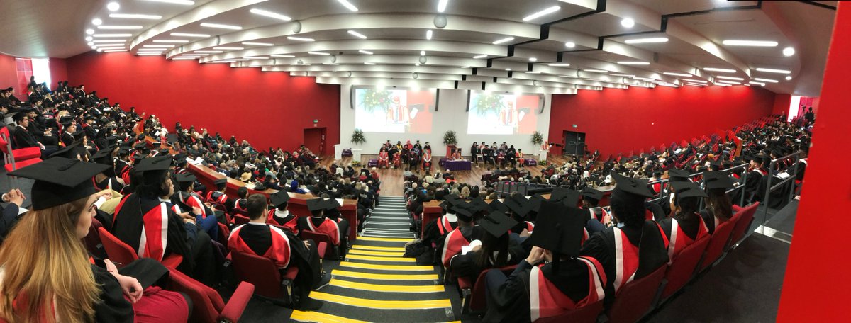 Just finished my 2nd shift as a Graduand Steward.  Really hard work being on your feet for the entire ceremony but actually quite rewarding.  Lovely to see so many happy people.  @Uni_of_Essex #EssexGraduation