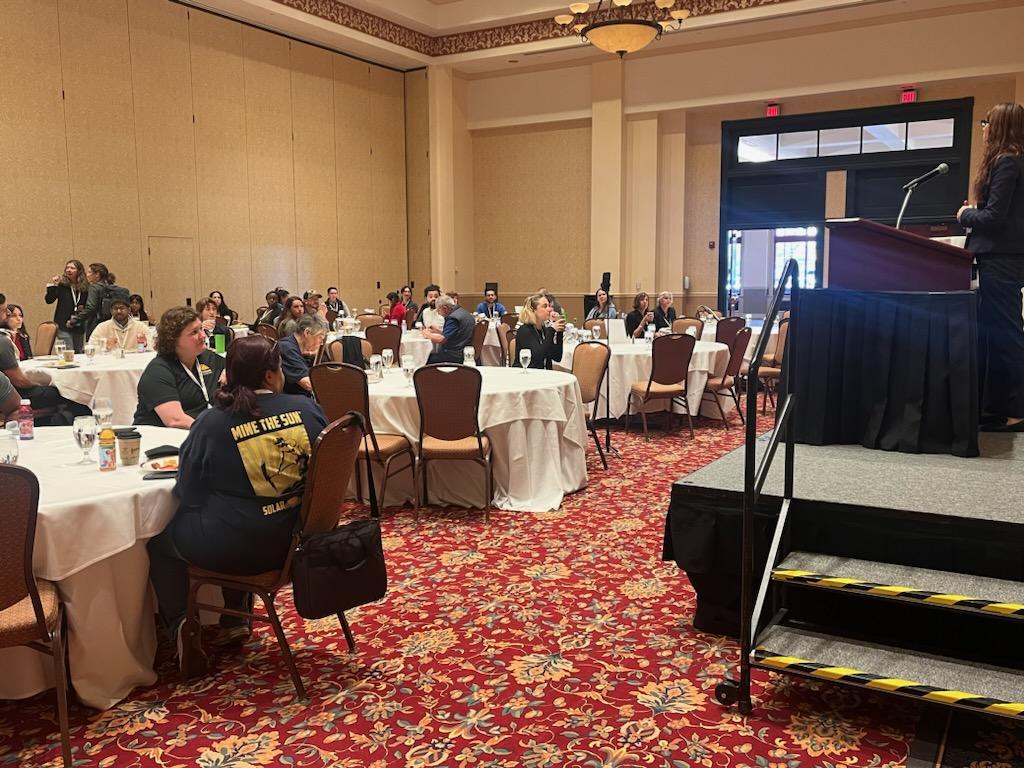 NABCEP's tweet photo. @NABCEP ended #WomensHistoryMonth with a bang yesterday! Our annual "Women & Minorities in Solar Breakfast" yesterday was excellent and well attended. We're very lucky to have such diversity in the #solarworkforce! Gets better every year! https://t.co/qVs10iKclt