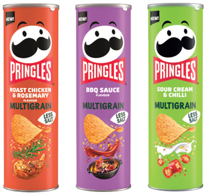 ESA_Snacks's tweet photo. Pringles created a new multigrain range made with fibre and grains such as wheat and barley, containing less salt.
Sensory experts used herbs, spices and natural flavours to replace salt while keeping the same taste and iconic shape of Pringles!
#MakingSnackingMoreSustainable https://t.co/4rHZwqz0uU
