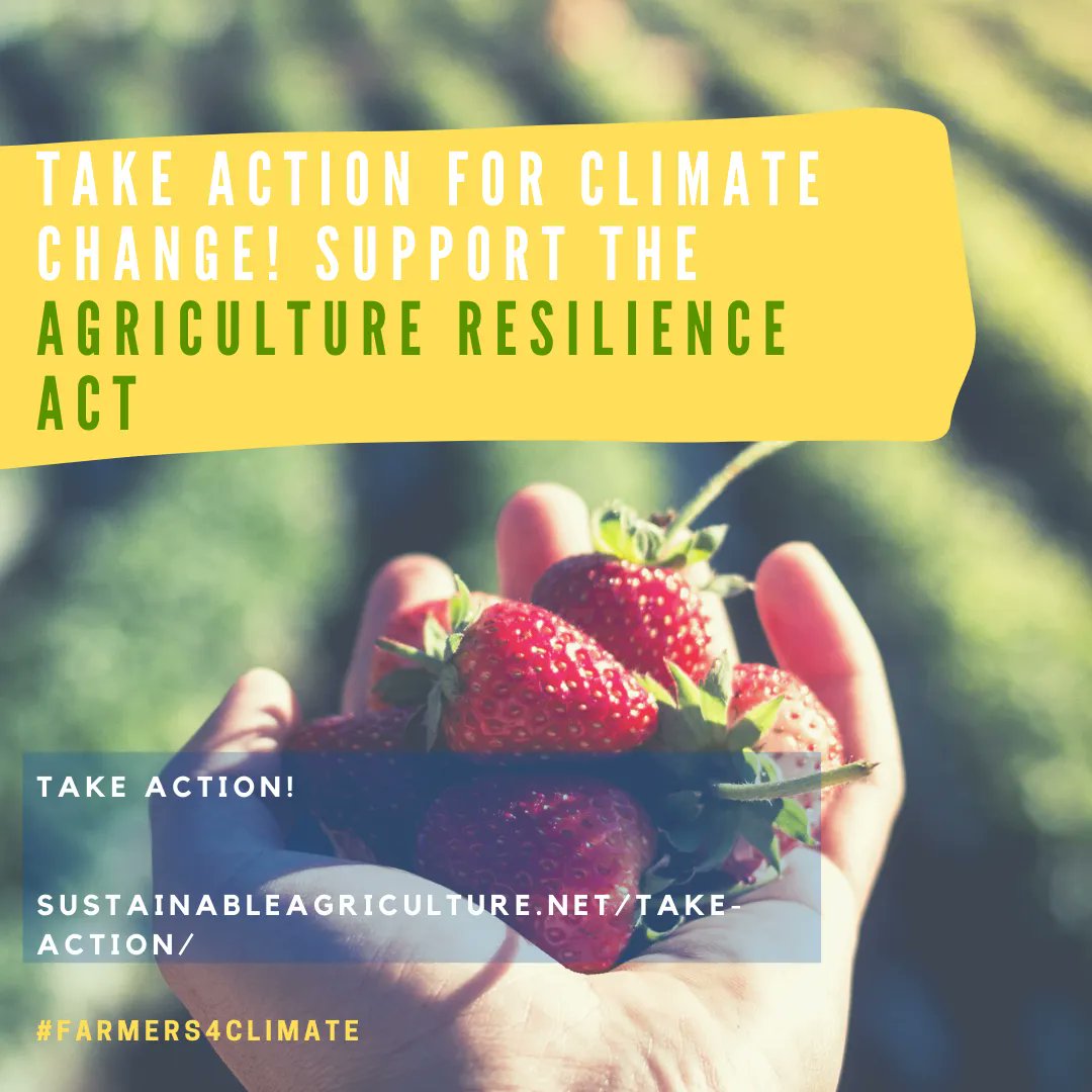 Farmers just marched on Washington in the #RallyforResilience, demanding action on climate in the farm bill. Today, <a href="/chelliepingree/">Congresswoman Chellie Pingree 🇺🇸🇺🇦</a> and <a href="/MartinHeinrich/">Martin Heinrich</a> introduced the #AgResilienceAct. Ask your Reps to support this roadmap for farmer-led climate action! buff.ly/2UtHBOw