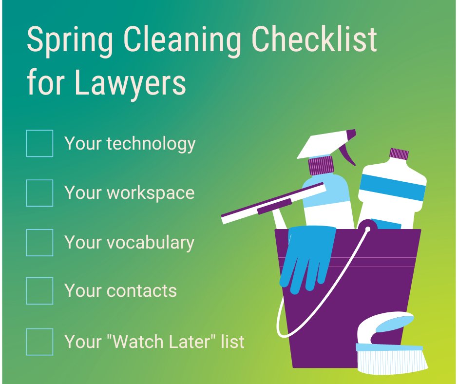 2CivilityOrg's tweet photo. Spring has sprung! π We're sharing #SpringCleaning tips for lawyers, starting with:
1οΈβ£ Clean out your technology. Assess how your current tech stack meets your needs. Research best practices for tech upkeep. Learn about new #LegalTech, like ChatGPT. https://t.co/dvBndepC6O https://t.co/ymfCUZ52jN