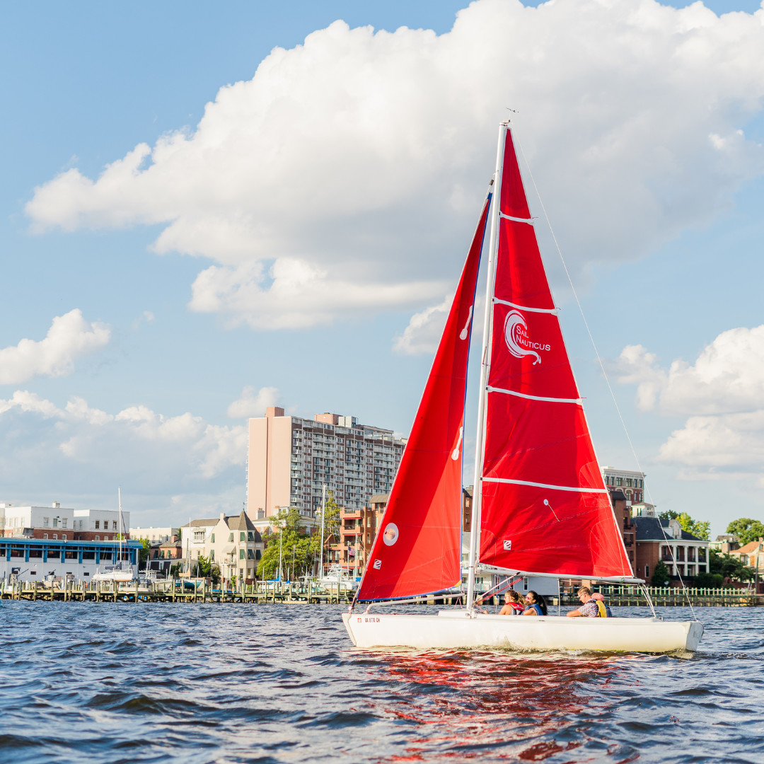 The weather is getting nice! Enjoy your time out on the Elizabeth River with Sail Nauticus' sailing courses. Sailing Courses: bit.ly/nautsailing