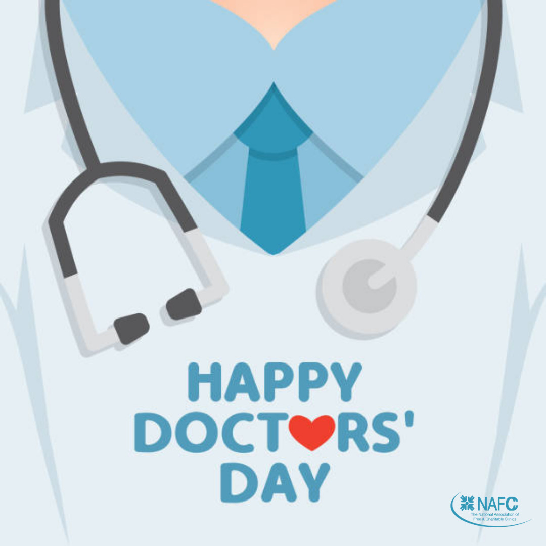 NAFClinics's tweet photo. Happy National Doctors' Day! 🩺
NAFC appreciates all doctors, especially those who volunteer and serve at Free & Charitable Clinics nationwide, for their exceptional efforts in maintaining public health. 👏👏👏
#nationaldoctorsday #charitablehealthcare #accesstocare https://t.co/eIKqVFvgvC