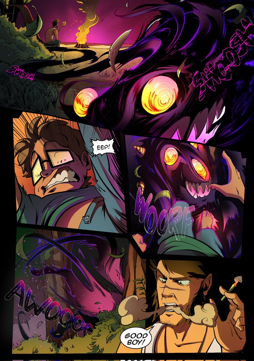 Eyes & ' Dagers - An Indian Ghost Hunting adventure & action comic. I am impressed by the art style 😍 What vibrant colors. Already a fan.
#manga #comic #adventure #indiancomic #mangaart #manhwa