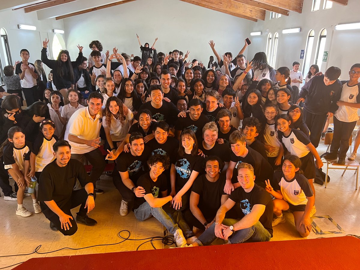spizzwink's tweet photo. What a phenomenal time wrapping up Spring Tour in Santiago, Chile! We loved performing across the city — not to mention climbing Cerro San Cristóbal, visiting Baha’i temples, and sampling parillas https://t.co/Noa21kfZhN