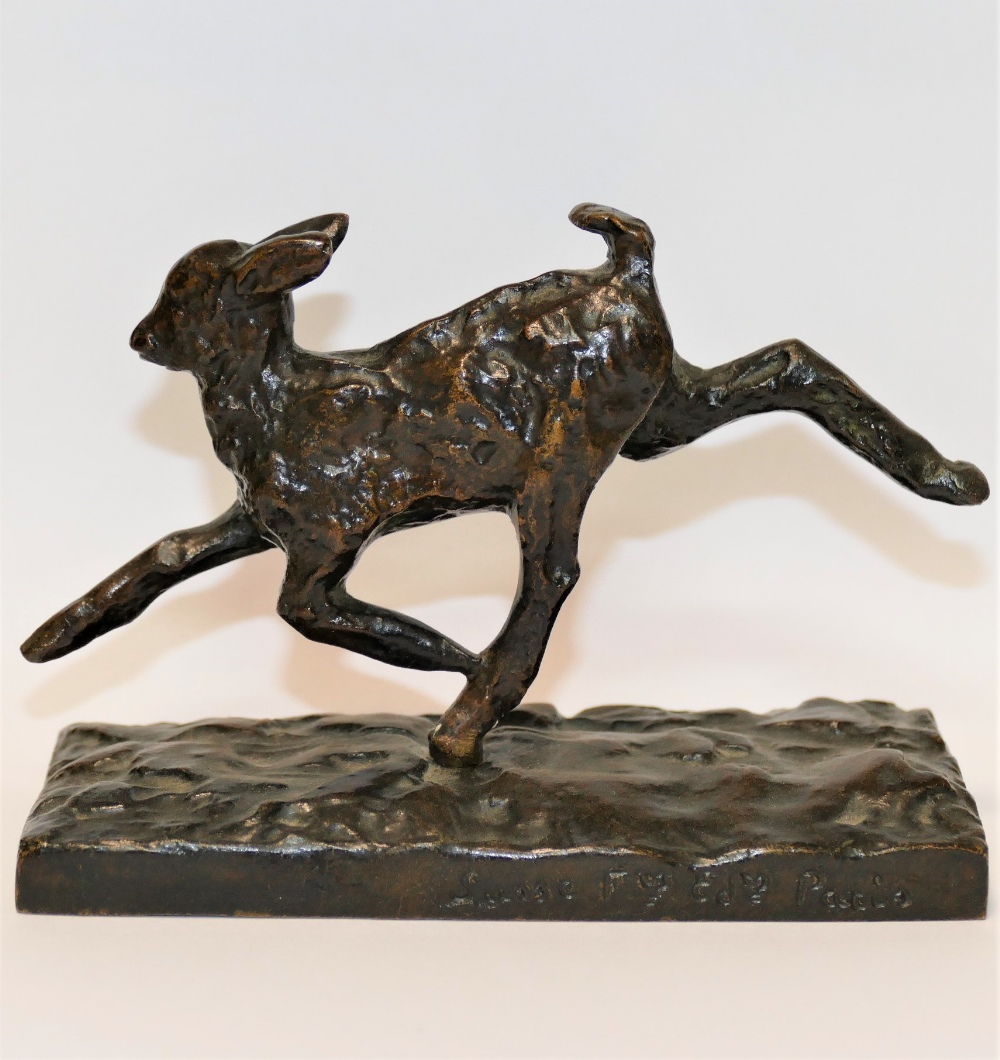 PippaDeeley's tweet photo. A gambling lamb - Very seasonal!!  Lot 362 - A bronze by Ary Jean Leon Bitter (1883-1973) and is offered for sale in our timed auction which ends at midday tomorrow - Starting bid £130.00
https://t.co/AynXI9R9fq https://t.co/2izWsCePB8