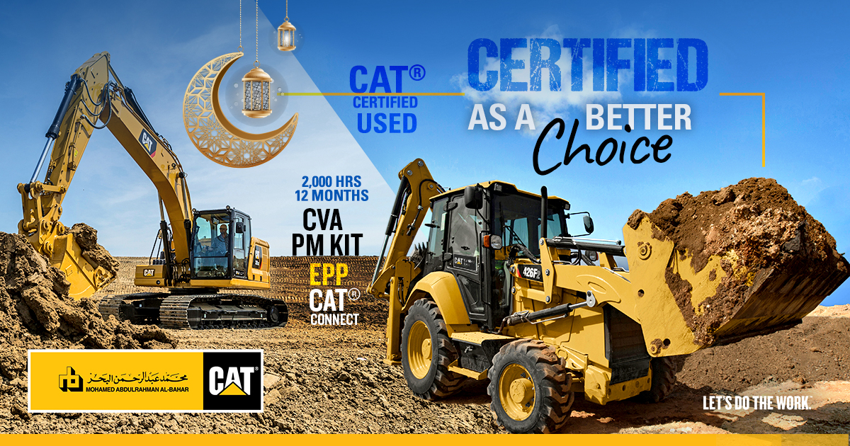 AlBahar_Cat's tweet photo. Certified Used Machines now on offer with FREE CVA, PM Kit, EPP and Cat Connect!
Know more: https://t.co/FrMaG8306G
#AlBaharCat #LetsDoTheWork #NewOffers https://t.co/lQOn7ISz0v