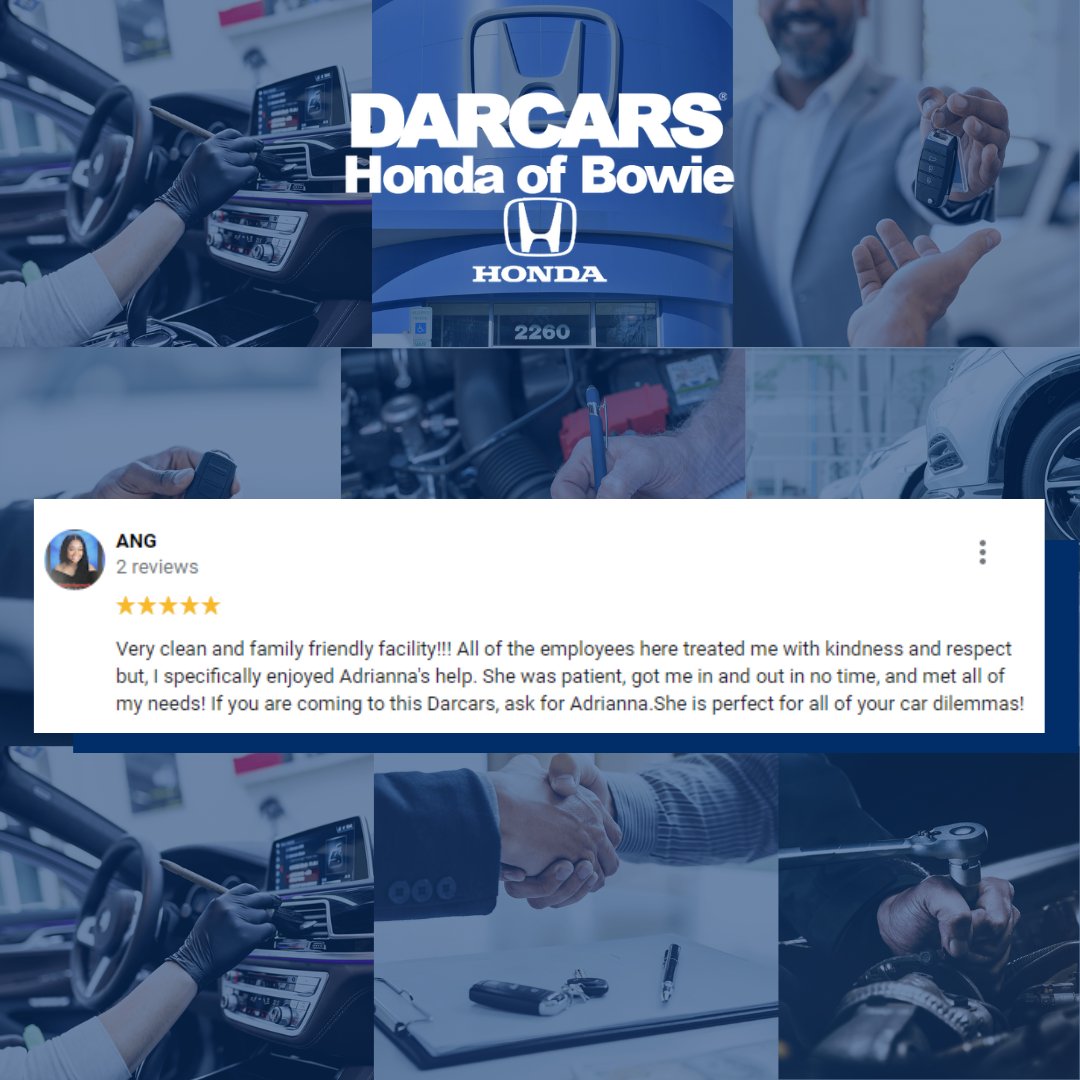 darcarshonda's tweet photo. Read what some of our customers are saying about their DARCARS experience. https://t.co/XdblaIlkVR