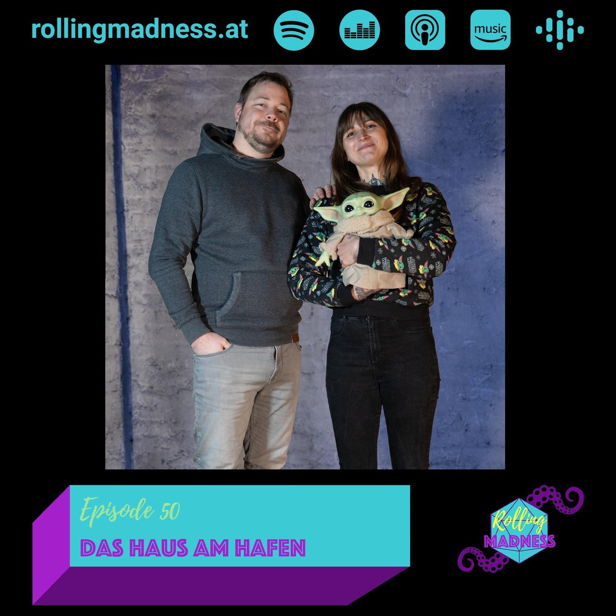 Folge 50 - Das Haus am Hafen
Nach einem Katerfrühstück begeben sich die Abenteurer zum Treffpunkt mit Elli. Sie hat ein Haus gefunden, …

#dnd5e #dnd #ttrpg #pnpde

rollingmadness.at/podcast/folge5…
Sämtliche Podcast Plattformen: linktr.ee/rollingmadness