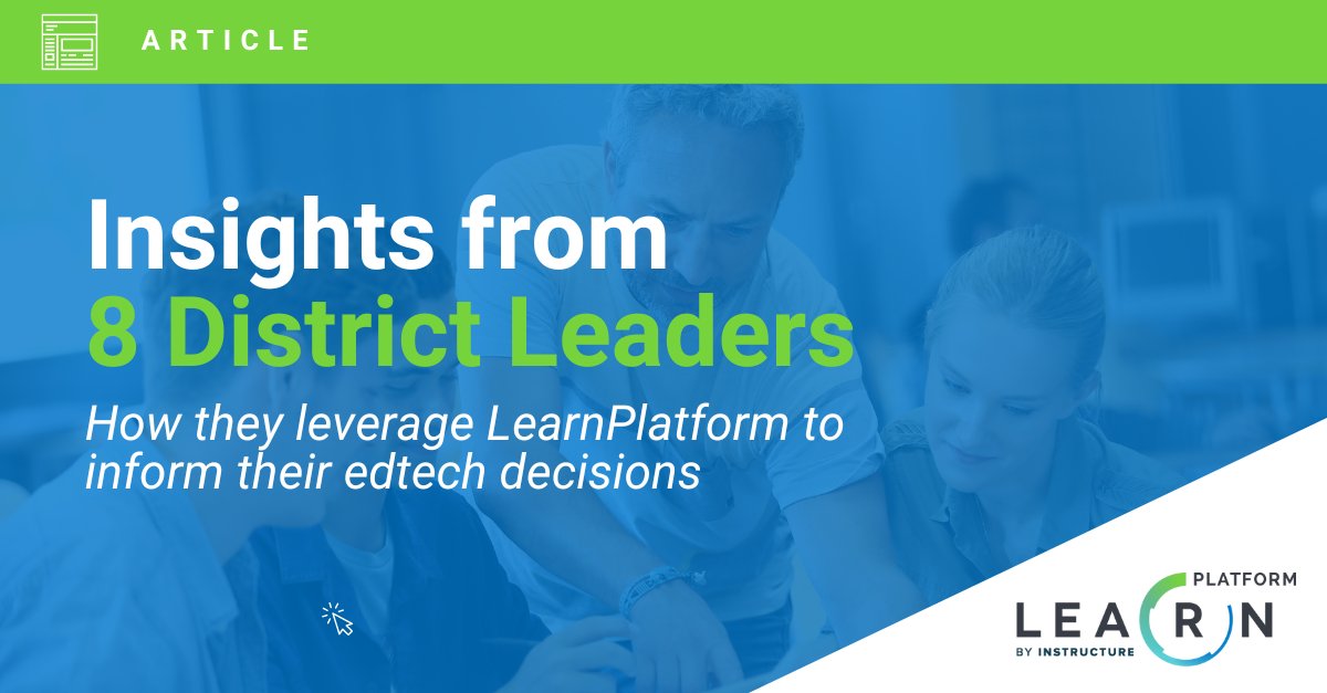 We loved listening to and learning from our district partners during three recent user groups. Here are some highlights from 8 district leaders: ow.ly/vveQ50Nvf8B #EdTech #Ask4Evidence