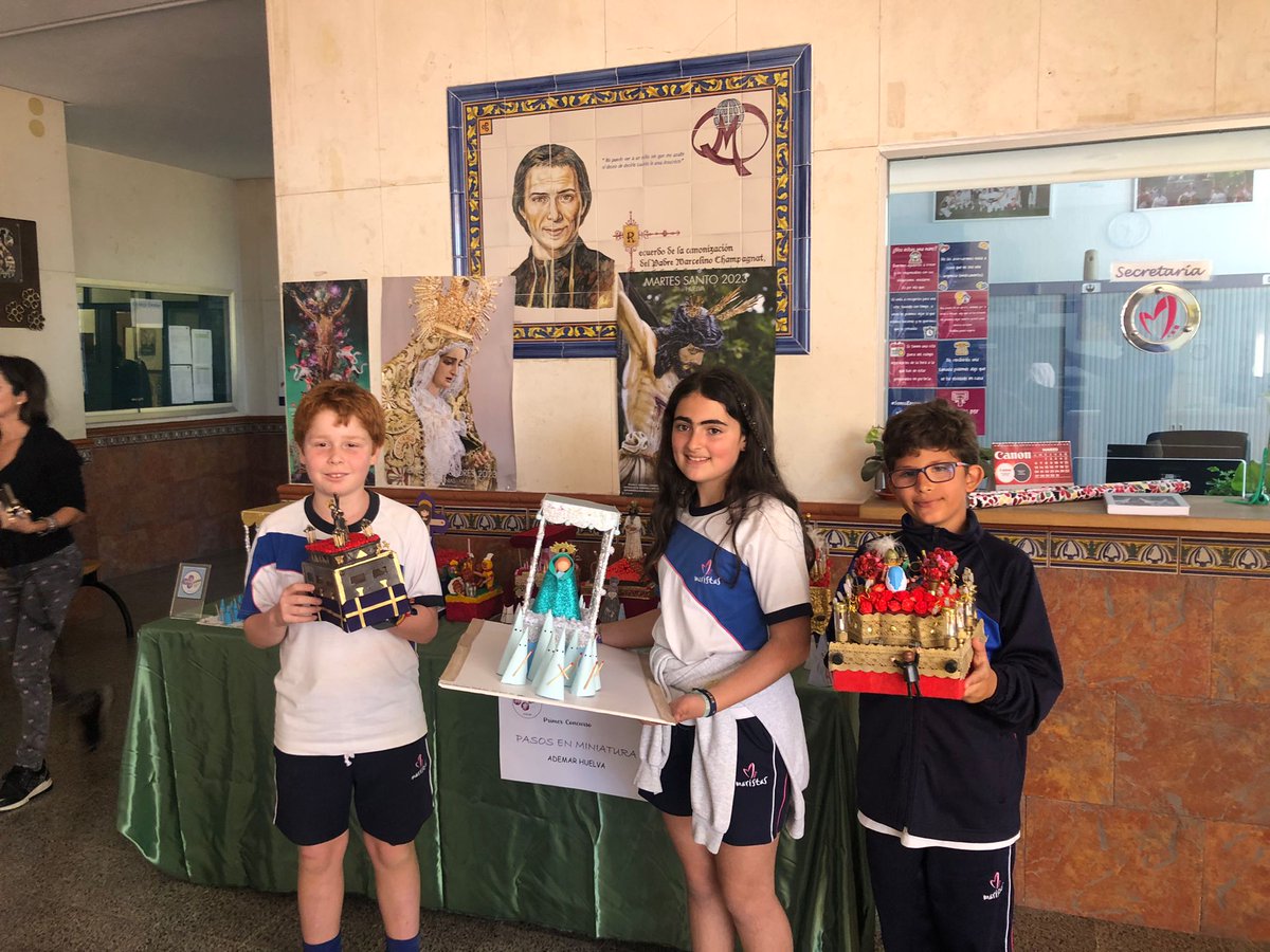 MaristasHuelva's tweet photo. ¡Muchas felicidades a todos los ganadores del concurso de pasos en miniatura de @ADEMARHu! #FuertesDeCorazón #SomosIN #SomosDesdeDentro #CuaresmaMarista https://t.co/RmI2SnS6xb
