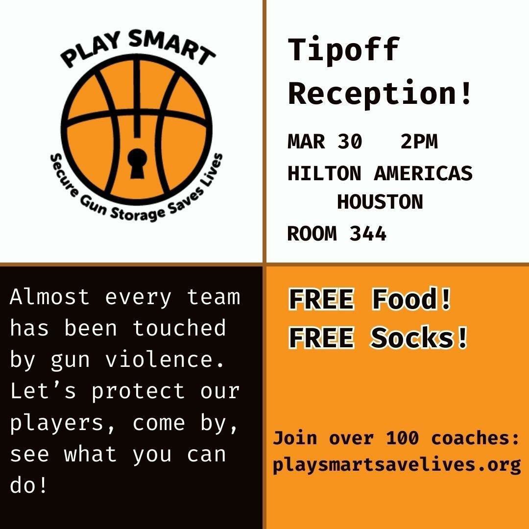 Headed to the Men’s Final Four?

A group of coaches has started a gun safety initiative and is meeting to discuss strategy.

What stopped me in my tracks: reading, “almost every team has been touched by gun violence.”

We owe our young people better.