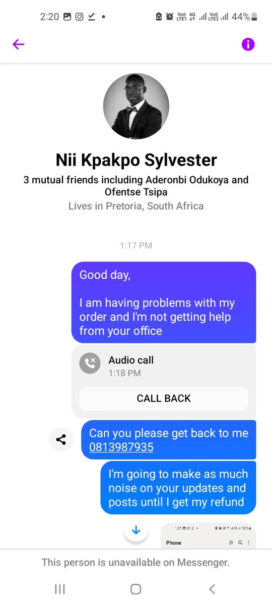 Keketso's tweet photo. Guys please help me get my money  back from @ankaratextiles I paid for fabrics 9 days ago, sent them emails, texts, I called, went onto their business pages to get attention they blocked me. This is a response from their CEO they blocked me everywhere
#thabombeki #ThaboBester https://t.co/pInP1xK5Oj