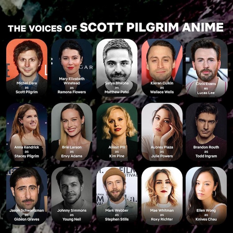 The original cast of ‘SCOTT PILGRIM VS THE WORLD’ are reprising their roles for an anime adaption for Netflix.
