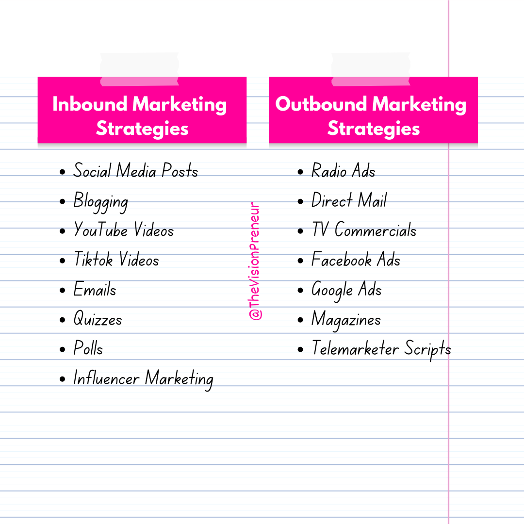 Vision_Preneur's tweet photo. Struggling to draw in customers? Here are a few marketing strategies to get you on the marketing pony. Customers are not just sitting around waiting for you to post or engage them.

You have to make it easy for them to want to interact with your brand. These strategies are genera https://t.co/OJpj2fG3wu