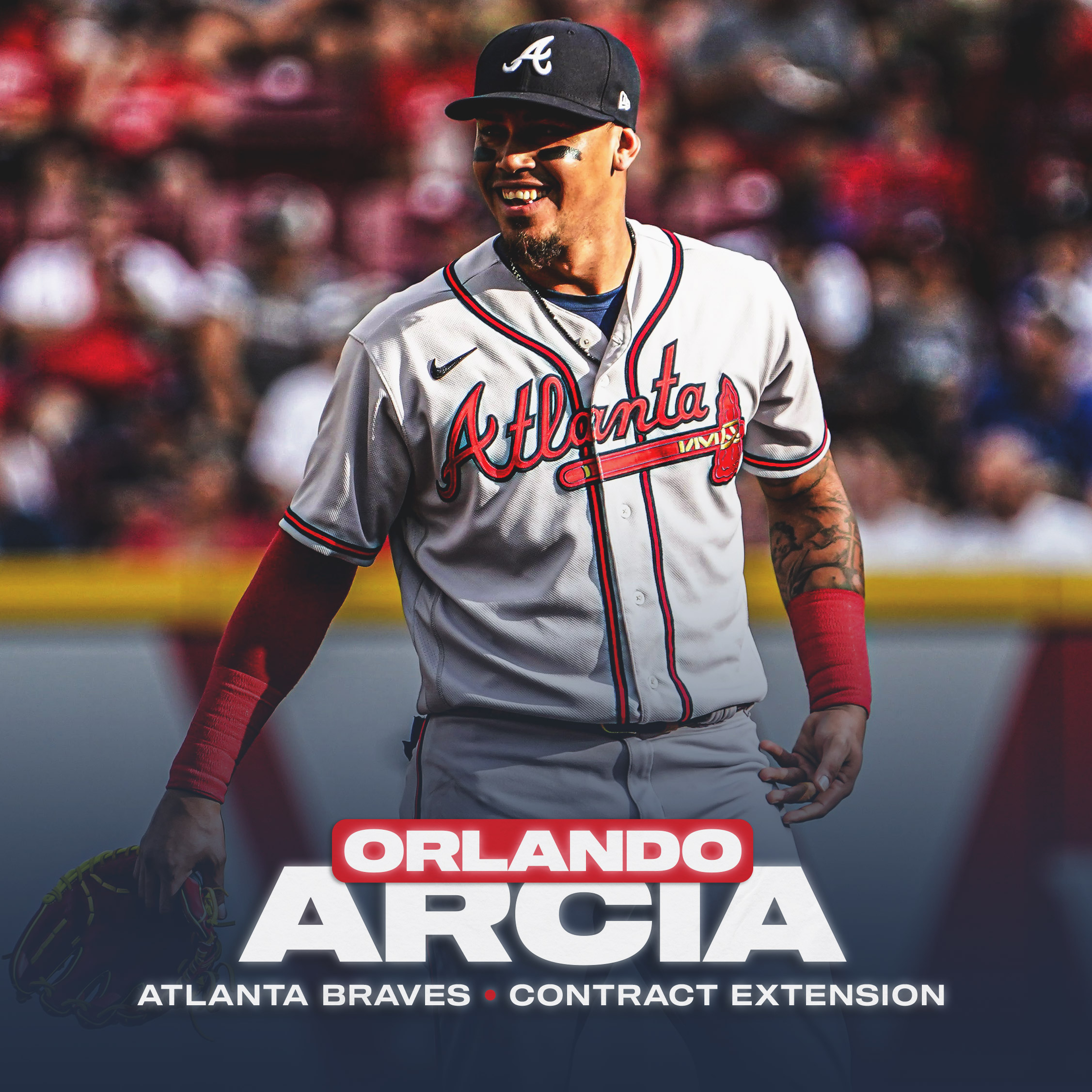 orlando arcia braves wallpaper