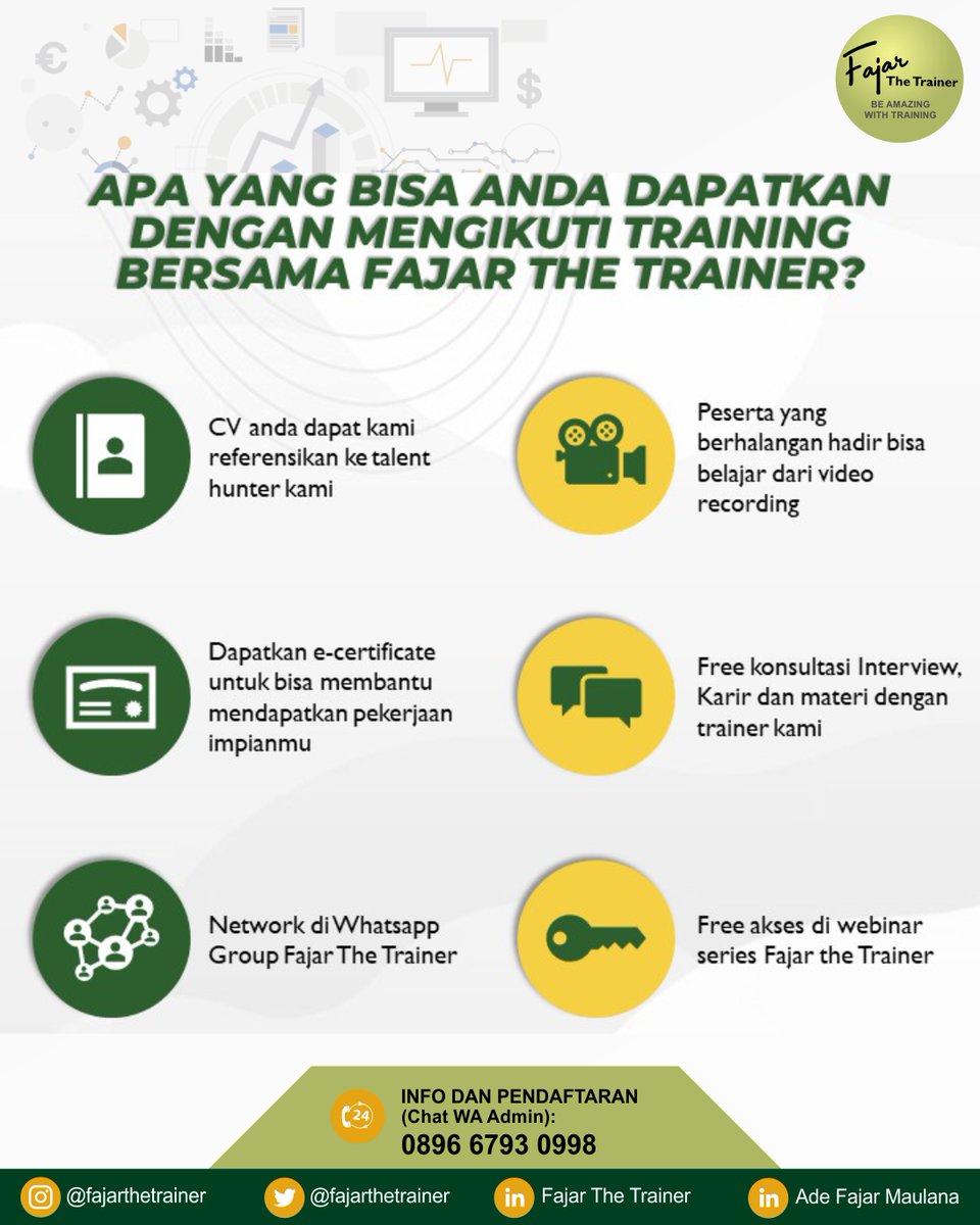 bogor_training's tweet photo. Keren kan? Yuk daftar sekarang

Pendaftaran langung hub kami atau klik https://t.co/ARoHEIEqOE https://t.co/9yZ9YXixm0