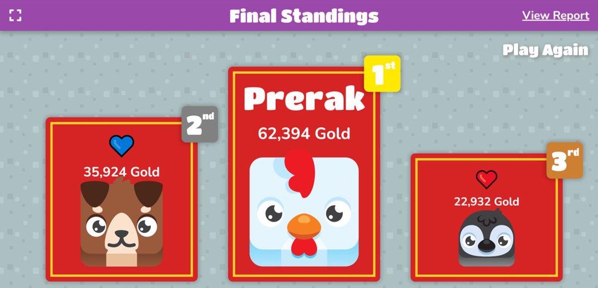 Prerak was victorious in the <a href="/PlayBlooket/">Blooket</a> Big Modern Studies Quiz of the Year 👏🏼 with Farrah &amp; Holly runners up. Thanks <a href="/MissGreenMods/">Miss Green</a> for making quiz! #HigherRevision #Achieve