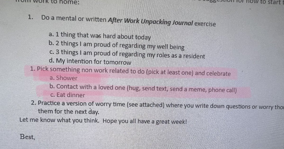 CNSullivan23's tweet photo. Happy national doctor’s day!! Per my residency program’s email,  please make sure to pick one to celebrate your day 😍😅 https://t.co/XWcNPNCyCQ
