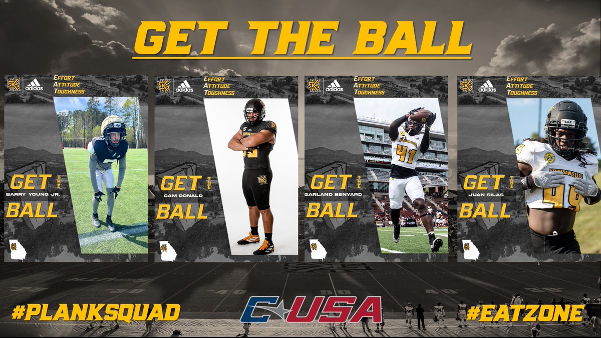 Kennesaw State Football Recruiting (@ksufbrecruiting) on Twitter photo Practice 7 - Always Working ๐ท๐ง
<a href="/CamDonald54/">Cam Donald</a> <a href="/garlandbenyard1/">garlandbenyard1โช</a> <a href="/JuandarionS/">Juandarion Silas</a>
#PlankSquad #EAT Practice 7 - Always Working ๐ท๐ง
<a href="/CamDonald54/">Cam Donald</a> <a href="/garlandbenyard1/">garlandbenyard1โช</a> <a href="/JuandarionS/">Juandarion Silas</a>
#PlankSquad #EAT