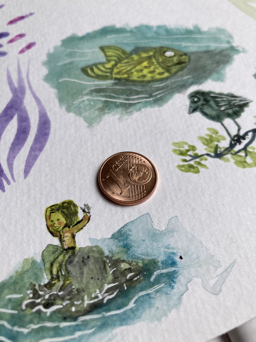 JoLenzArt's tweet photo. 🧑🏼🎨 Spiele wieder mit Gouache und Formen. Fand Fisch, Vogel und ein winkendes Süß, das bestimmt rasch nach Hause muss. Jetzt, da es donnert. *sound on 🫶🏼
#jokritzelt #kleineKunstklasse #Gouache https://t.co/MPCvEBc9Du