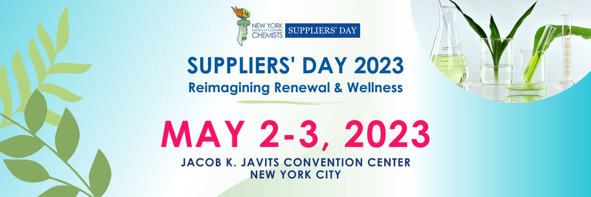 NYSCC's tweet photo. ➡️ https://t.co/7WAVDokaAP

REGISTER NOW and join THE top, annual North American event providing cosmetic chemists, engineers and all those involved in product development with all that’s needed to ensure success! https://t.co/3pKyH5mofw