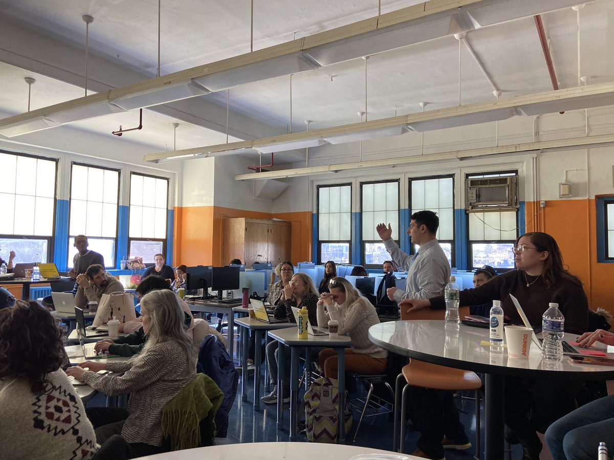 YuetChu_NYCDOE's tweet photo. As an #everELL, I am moved and delighted that we have a full house for our first in-person PLC for our #BKNHSbrilliant ELL coordinators. Thanks to Alexa and Natale for planning and facilitating a useful and engaging day! #ELLsMatter #ittakesavillage #loveshowsup @BKNHSSuptRoss https://t.co/V3L1qZRBwD