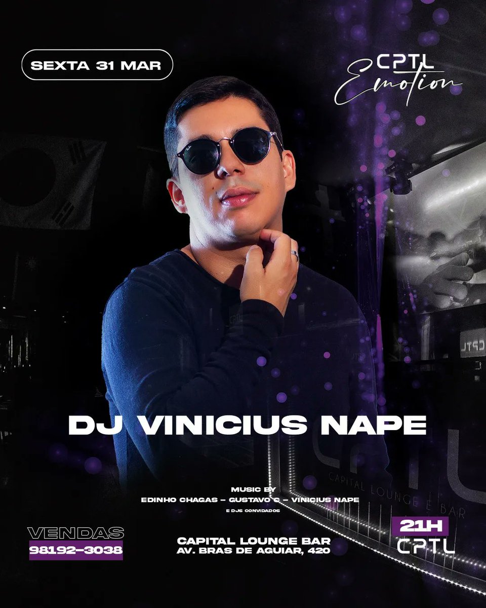 HouseSeasonsRec's tweet photo. ÚLTIMO LOUNGE DISPONÍVEL! Amanhã tem 'CAPITAL EMOTION' Corre que ainda dá! 
- Open 21hs
- Sexta- Feira
- Av. Brás de Aguiar, 420
- Vendas: (91) 98147-5222 https://t.co/vQgTMi8VIV