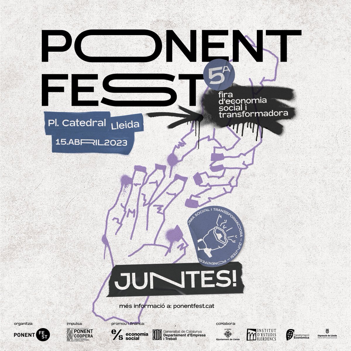 PonentCoopera's tweet photo. 🎉 La #PonentFEST2023 torna a Lleida en la seva 5a edició i comptarà amb més de 30 expositores a la Plaça de la Catedral!
Aquest matí hem presentat tota la programació i les novetats de la fira d'enguany amb @DiputacioLleida, @paerialleida, @Promo_Economica i @IEILleida! https://t.co/WoBBs8nM8y