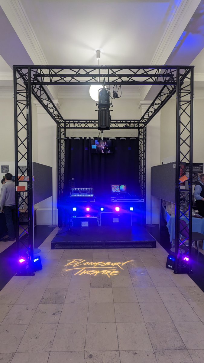 bloomstheatre's tweet image. If you are on the @UCL main campus today then come down and visit our wonderful theatre technical team in the North Cloisters for this years @techsatucl #UCLTechShowcase

📷Chris Hoyle