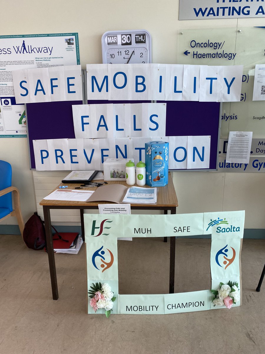 Fantastic skills study day in Mayo University Hospital Preventing Falls & Promoting Safe Mobility. We’ll done to Moya, Ellie, Grainne, Denise, Mary, Paul & John 👏👏@maryweirmcd @catedonohoe2 @MaireadLacken @DeniseCarthy6