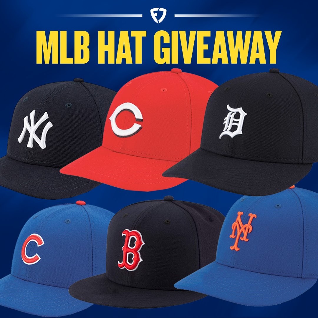 FDSportsbook's tweet photo. ⚾️ 𝐎𝐏𝐄𝐍𝐈𝐍𝐆 𝐃𝐀𝐘 𝐆𝐈𝐕𝐄𝐀𝐖𝐀𝐘 ⚾️

Baseball is BACK, so we're giving away five MLB hats to celebrate!

To enter:
➀ RT this post
➁ Follow @FDSportsbook
➂ Reply w/ your favorite pitcher of all-time

Five winners will be chosen on 4/14.

Rules: https://t.co/d63vgL6POs https://t.co/KK8lEbmvc1