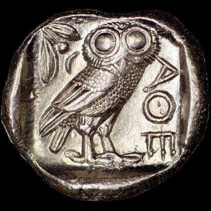 Attica, Athens circa 440-404 BC Silver Tetradrachm money