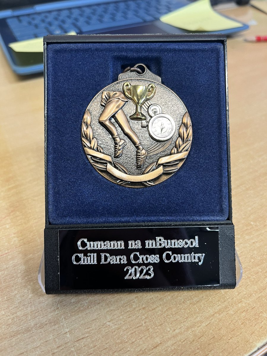 Huge congratulations to both of our Cross Country teams today 😊

After a gruelling race for both teams, the boys secured a third team place and we’re so proud of them! 🏆 

<a href="/cumannchilldara/">Cumann na mBunscol Chill Dara</a>