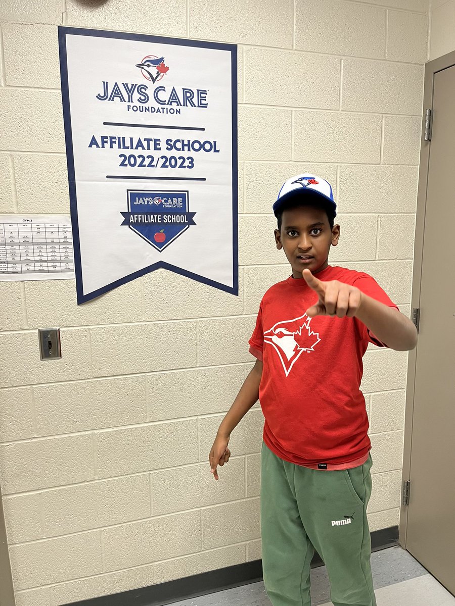 MrLaythorpe's tweet photo. Ok @BlueJays!! We are cheering you as a proud @JaysCare affiliate school !! https://t.co/CKczghgRab