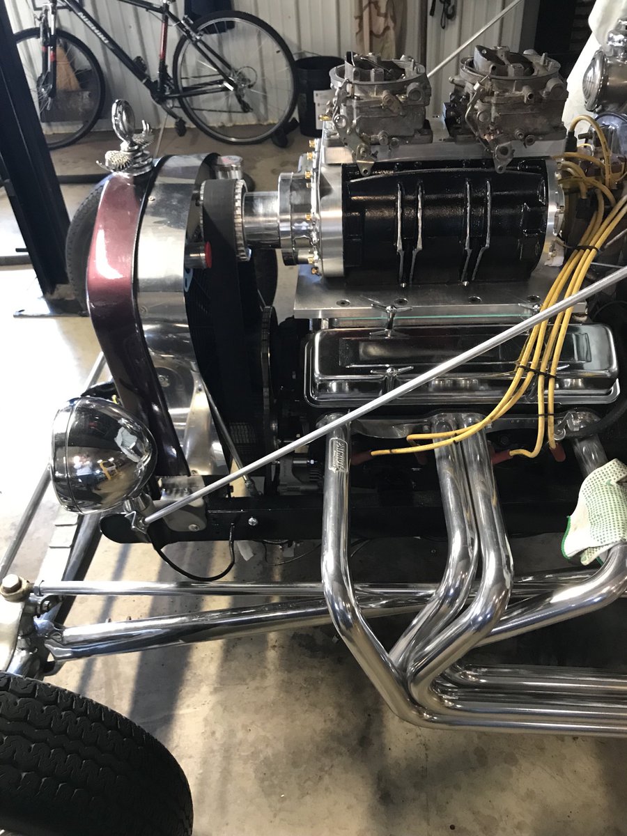 Rebuilt the 6v71 Detroit blower over the winter. Will end up on the 23 T bucket soon I hope so many details.