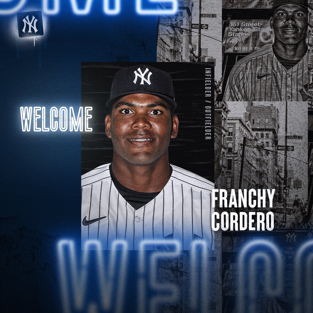 New York Yankees on X: The New York Yankees today announced that they have  signed No. 33 INF/OF Franchy Cordero to a Major League contract and added  him to the active roster.