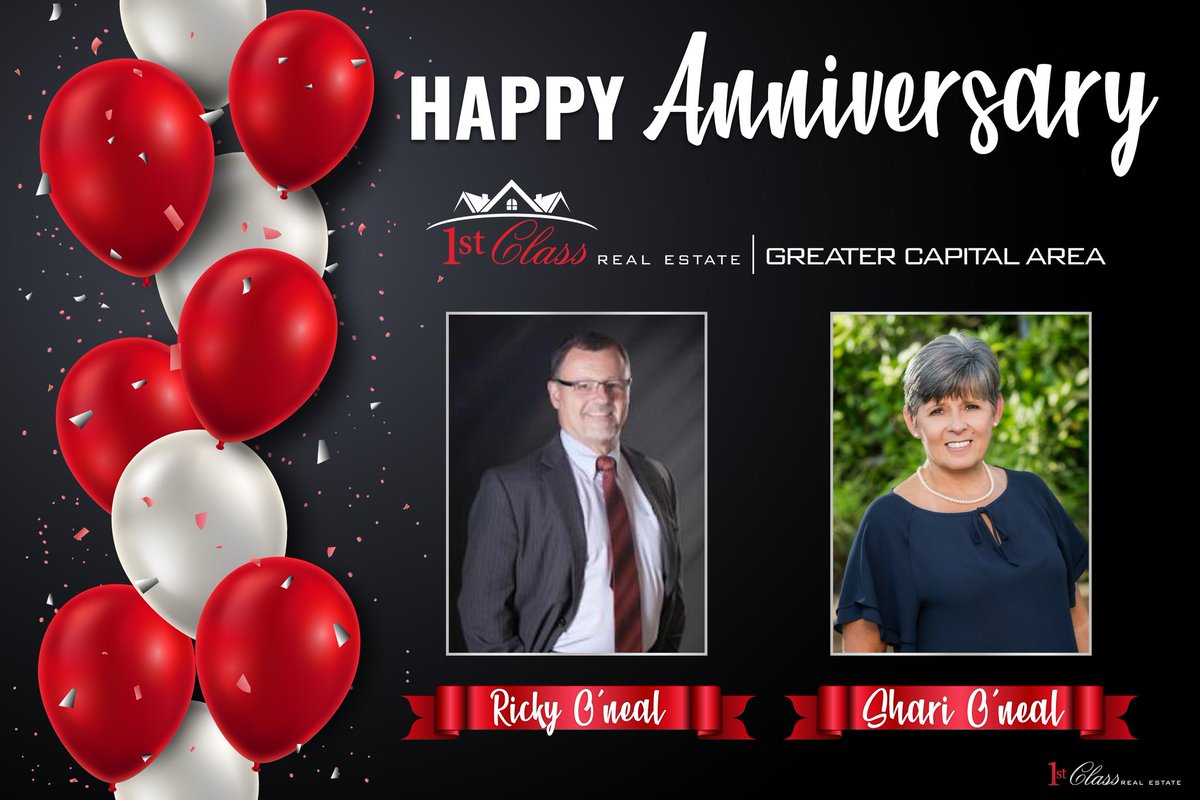 1stClass_RE's tweet photo. Happy 1-year anniversary to our franchisees Ricky &amp; Shari O'neal with 1st Class Real Estate - Greater Capital Area! 🎉 You have had so much success in only 1 year and we are so excited to see your growth in the years to come! Congrats‼️ https://t.co/p7jGNBo4zk