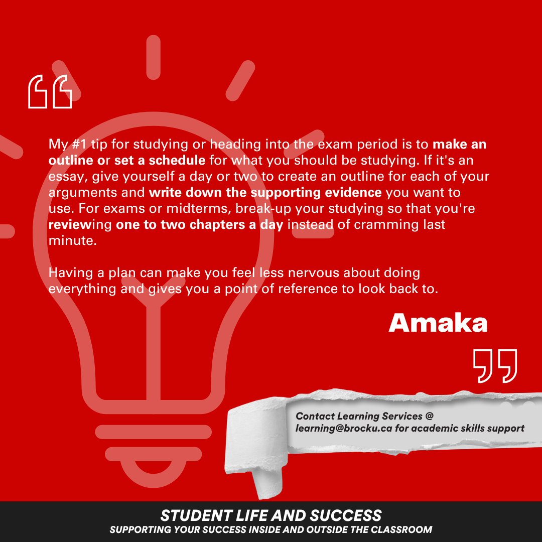 Brock Student Life and Success tweet media