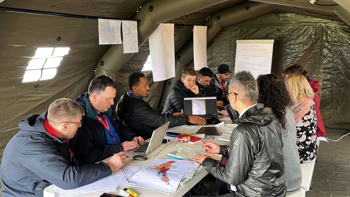 CRIMEDIM's tweet photo. #CRIMEDIM is supporting the #WHO EMT Secretariat in running the Field Simulation Exercise, part of the WHO Emergency Medical Teams Coordination Cell Training, currently ongoing in Novarello Villaggio Azzurro.
#EMTeams #EMTCC https://t.co/KaMhRwhio2