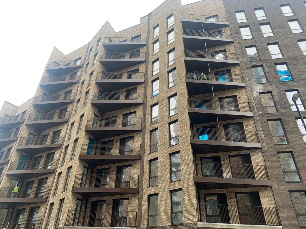 In #croydon we are #painting 458 apartments in 3 new apartment blocks. We have 20 painters on site &amp; with meticulous organisation we make sure the project work is of a high standard, to programme &amp; the #safety of everyone is a priority whilst our painters perform their tasks.