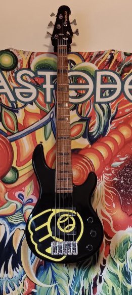 Happy <a href="/Brewers/">Milwaukee Brewers</a> Opening Day! Check out our Bassist’s guitar! #OpeningDay #Brewers #ThisIsMyCrew