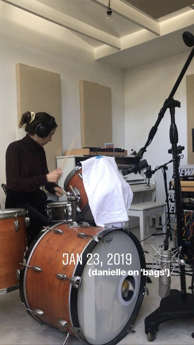 m on Twitter "Clairo talks on this about having Danielle Haim do drums on Bags, Impossible and