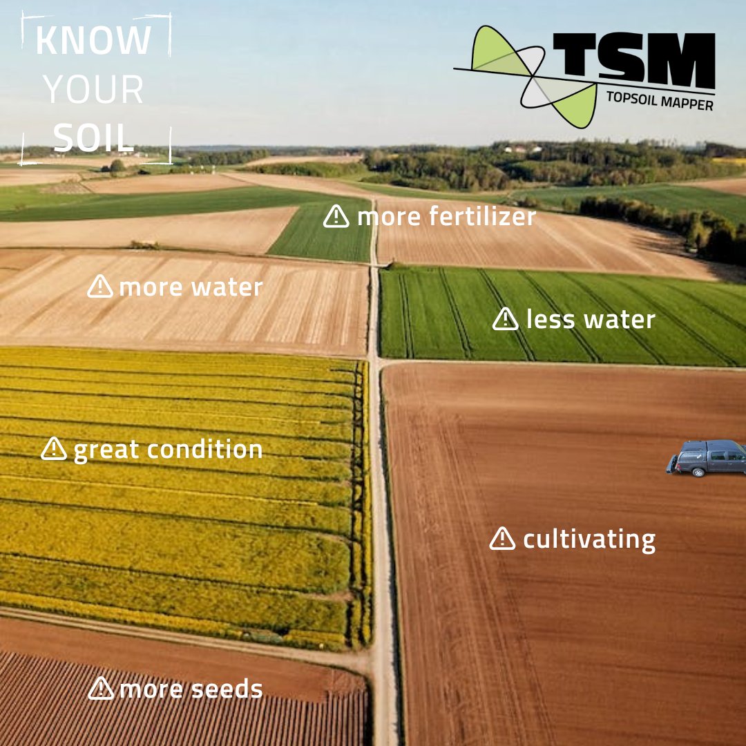 geoprospectors's tweet photo. Let your soil do the talking. 
#TopsoilMapper analyzes the condition of your #soil in minutes and provides solutions on how to best work the field to achieve the highest yield in a #sustainable and #resource-saving way. 
#knowyoursoil #soilmanagment #soilscanner #agtech https://t.co/TyftzgRL0v