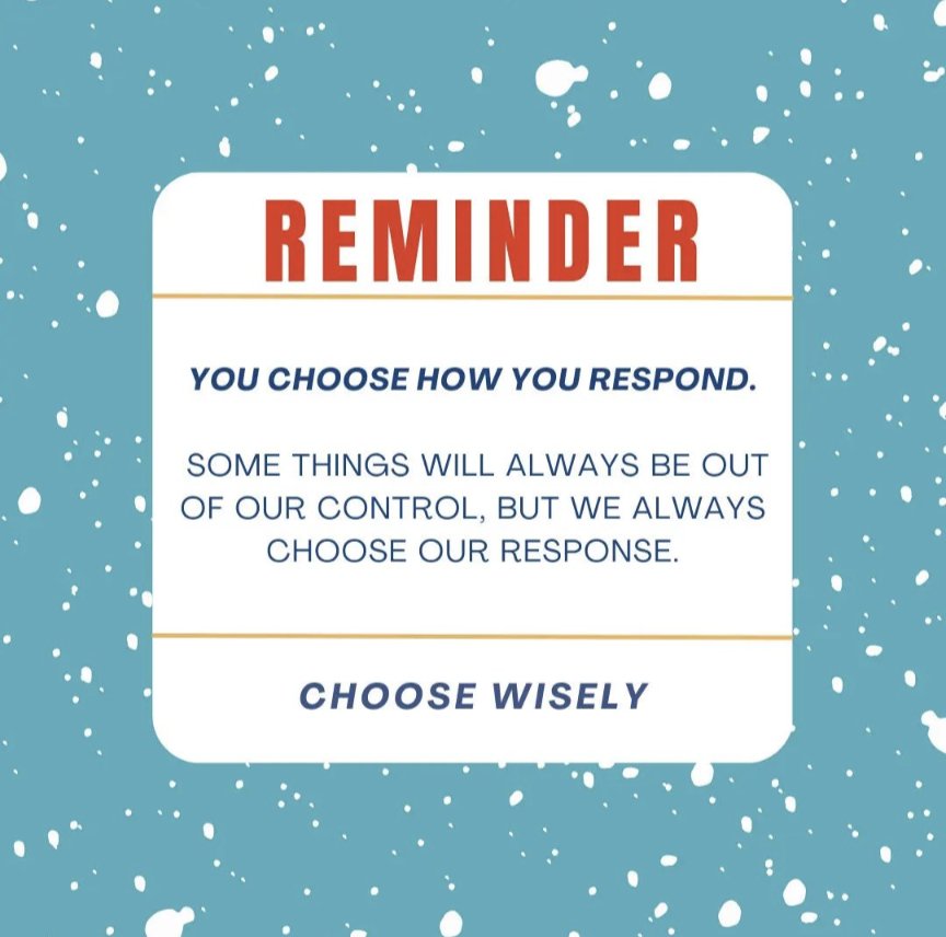 Take a step back. Take a break. Give yourself space. Whatever it takes.⠀
⠀
Learning to respond instead of react is a powerful tool in choosing not to drink.⠀

#lifehack #sobertoolbox #recoverytool #choosewisely #soberwisdom #sobernation #sobrietyquotes #sobermotivation
